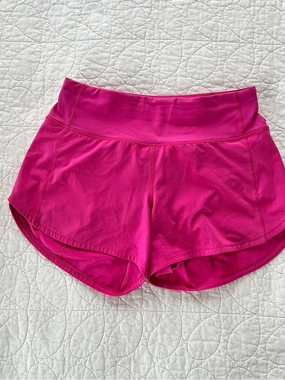 lululemon athletica Sonic Pink SpeedUp Athletic Running Shorts 4”